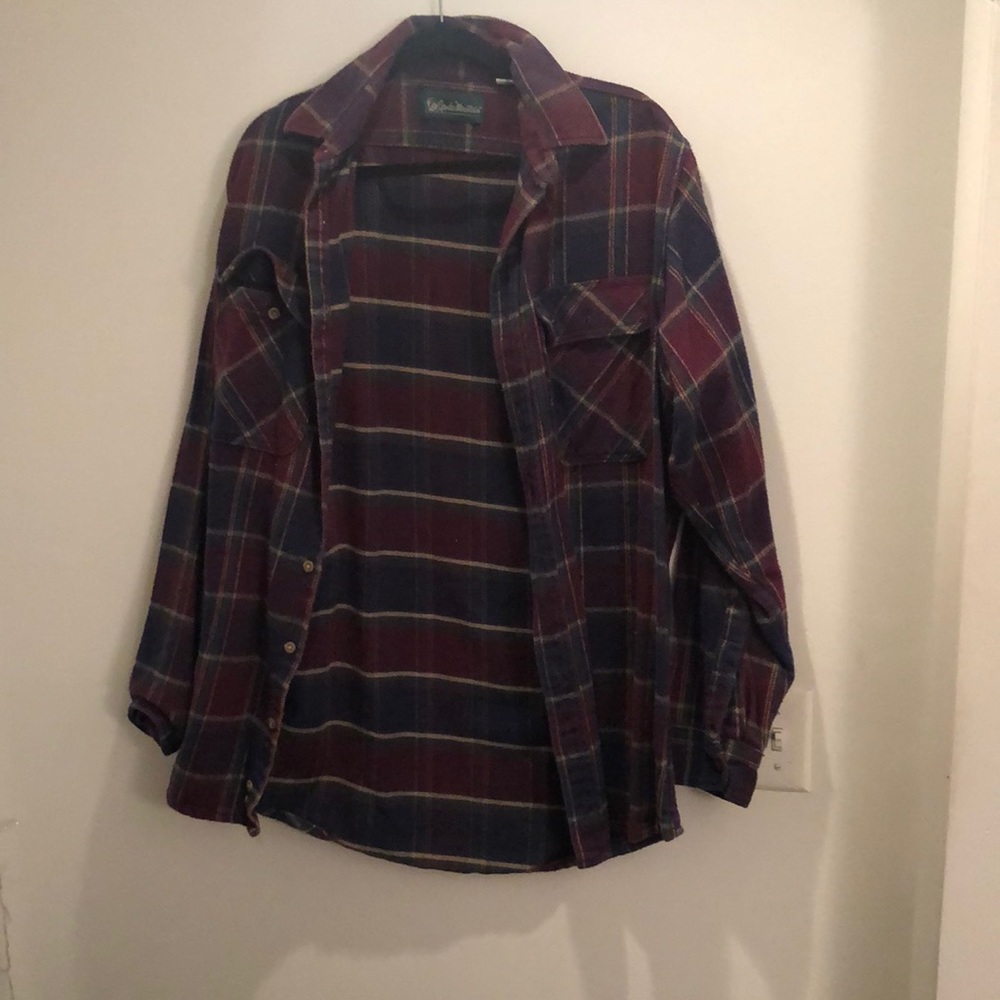 True flannel button up